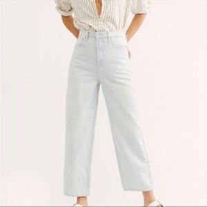 Free People Frank Dad Jeans Light NWT High Rise